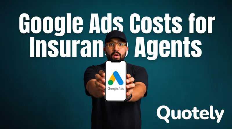 Google Ads costs for insurance agents, article cover