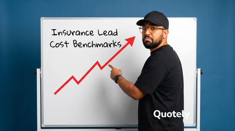 Insurance lead cost benchmarks 2026, article cover